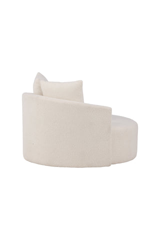 Venture Home Kelso Soffa - Trä / Vit Teddy