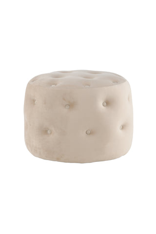 Benjamin Puff - / Beige sammet