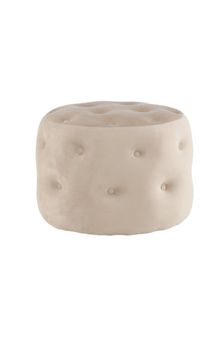 Benjamin Puff - / Beige sammet