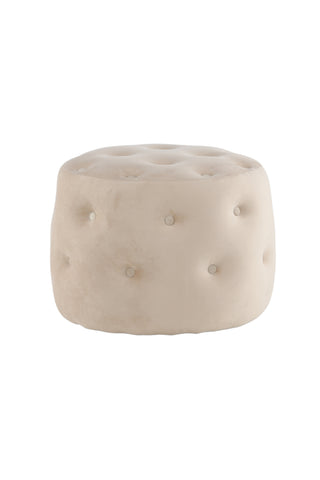 Benjamin Puff - / Beige sammet