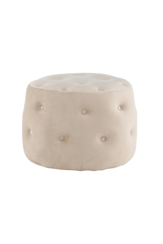 Benjamin Puff - / Beige sammet