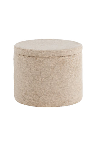 Dunken Pouf - / Beige Teddy