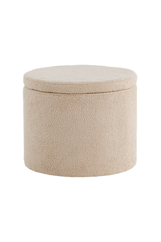 Dunken Pouf - / Beige Teddy