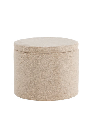 Dunken Pouf - / Beige Teddy
