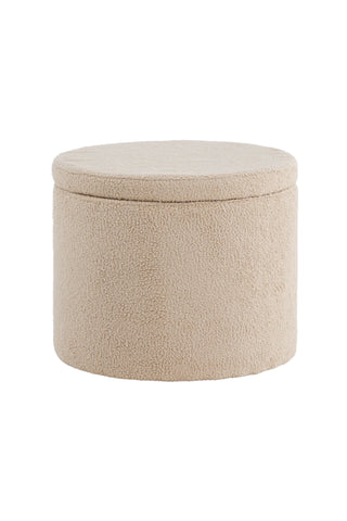 Dunken Pouf - / Beige Teddy