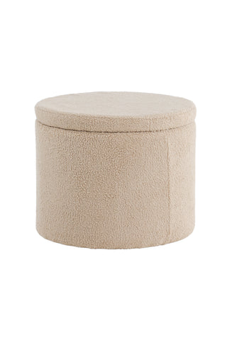 Dunken Pouf - / Beige Teddy