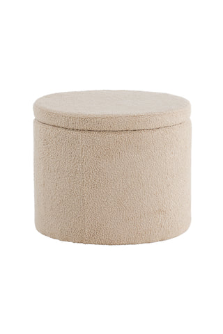 Dunken Pouf - / Beige Teddy