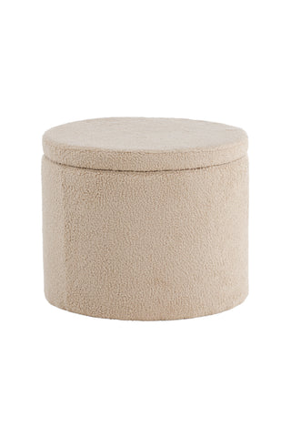 Dunken Pouf - / Beige Teddy