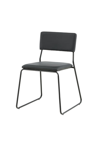 Kenth Stol 2-pack - Svart / Svart PU
