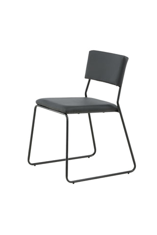 Kenth Stol 2-pack - Svart / Svart PU
