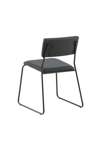 Kenth Stol 2-pack - Svart / Svart PU