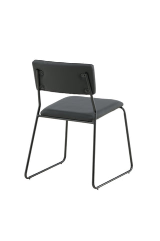 Kenth Stol 2-pack - Svart / Svart PU