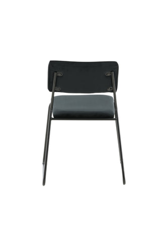 Kenth Stol 2-pack - Svart / Svart sammet