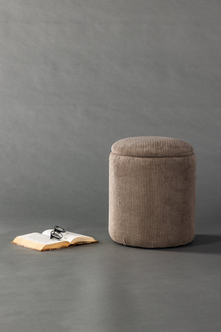Venture Home Limpen Pouf - Brun / Manchester