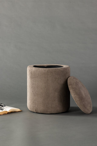 Venture Home Limpen Pouf - Brun / Manchester