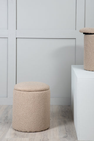 Limpen Puff - / Beige Teddy