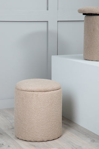Limpen Puff - / Beige Teddy