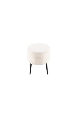 Otto Puff - Svart / Offwhite Teddy