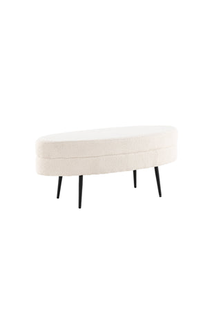 Otto Puff - Svart / Offwhite Teddy