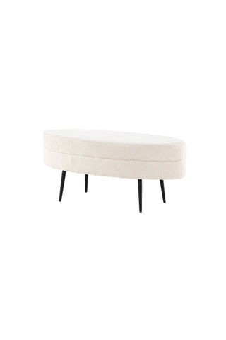Otto Puff - Svart / Offwhite Teddy