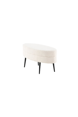 Otto Puff - Svart / Offwhite Teddy