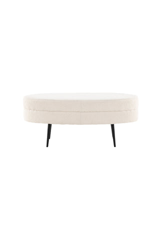 Otto Puff - Svart / Offwhite Teddy