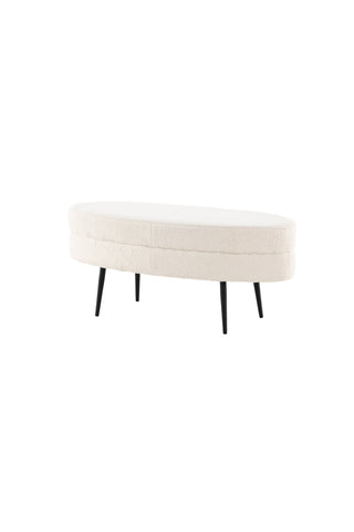 Otto Puff - Svart / Offwhite Teddy