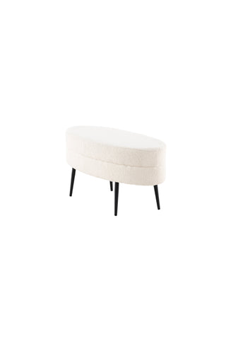 Otto Puff - Svart / Offwhite Teddy