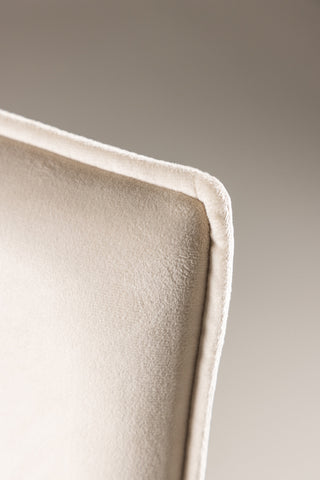 Venture Home Petra Matstol - Svart / Beige sammet