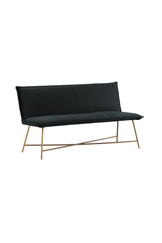 Petra Soffa - Distressed Copper / Black Velvet