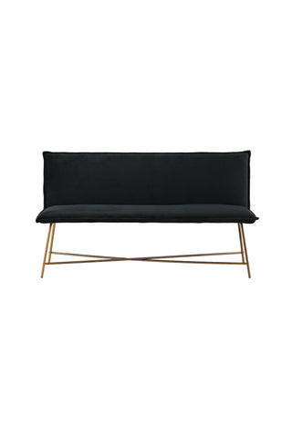 Petra Soffa - Distressed Copper / Black Velvet