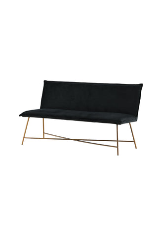 Petra Soffa - Distressed Copper / Black Velvet