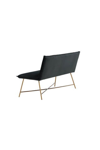Petra Soffa - Distressed Copper / Black Velvet
