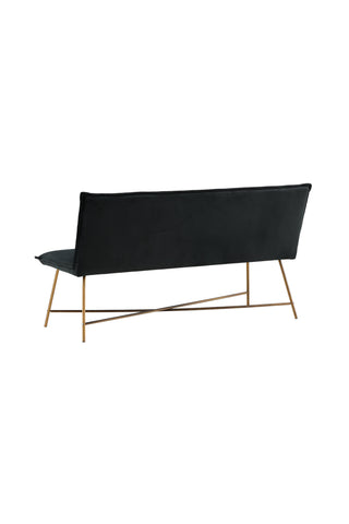 Petra Soffa - Distressed Copper / Black Velvet