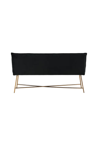 Petra Soffa - Distressed Copper / Black Velvet