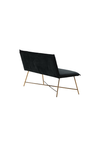 Petra Soffa - Distressed Copper / Black Velvet