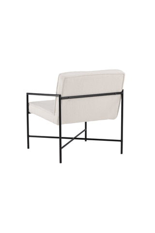 Rakel Enkelsoffa - Svart / Offwhite Teddy