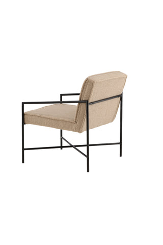 Rakel Enkelsoffa - Svart / Beige Teddy