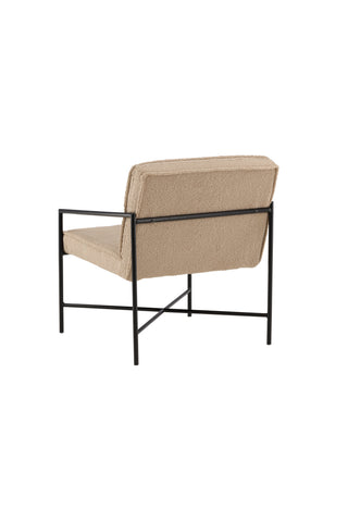 Rakel Enkelsoffa - Svart / Beige Teddy