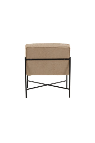 Rakel Enkelsoffa - Svart / Beige Teddy