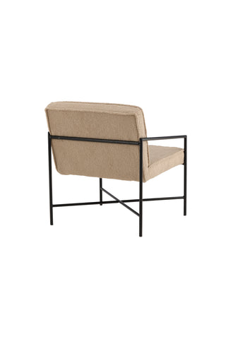 Rakel Enkelsoffa - Svart / Beige Teddy