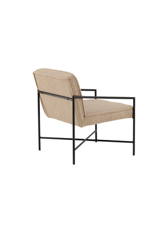 Rakel Enkelsoffa - Svart / Beige Teddy