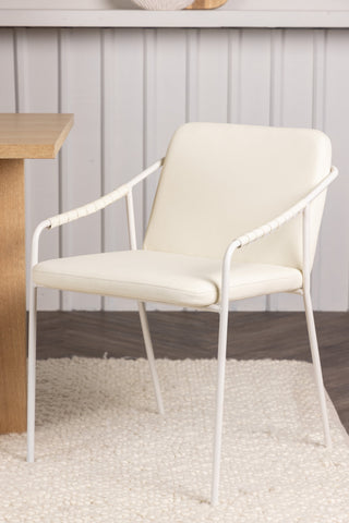 Venture Home Tvist Matstol 2-pack - Beige / Beige PU