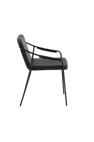 Tvist Stol 2-pack - Svart / Svart PU