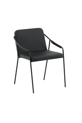 Tvist Stol 2-pack - Svart / Svart PU