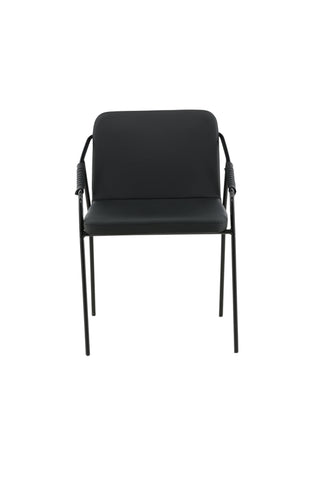 Tvist Stol 2-pack - Svart / Svart PU