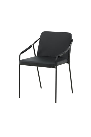 Tvist Stol 2-pack - Svart / Svart PU