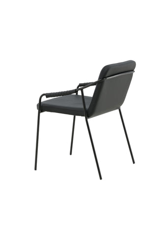 Tvist Stol 2-pack - Svart / Svart PU