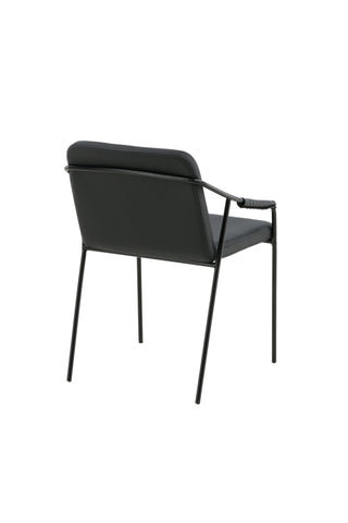 Tvist Stol 2-pack - Svart / Svart PU