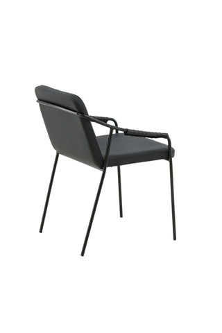 Tvist Stol 2-pack - Svart / Svart PU